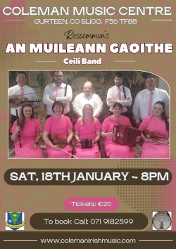 An Muileann Gaoithe Ceili Band Irish Music Centre Sligo